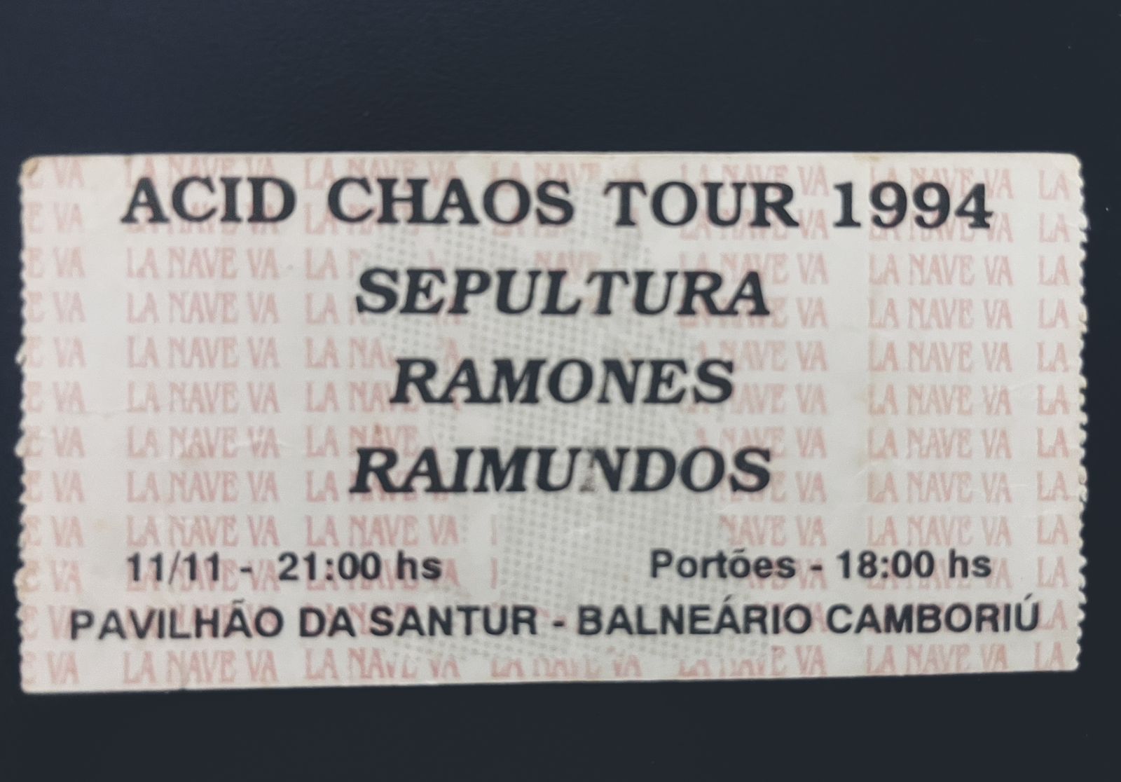 O dia em que uma lenda do punk rock tocou na "Dubai brasileira" (ou O show do Ramones em Balneário Camboriú)